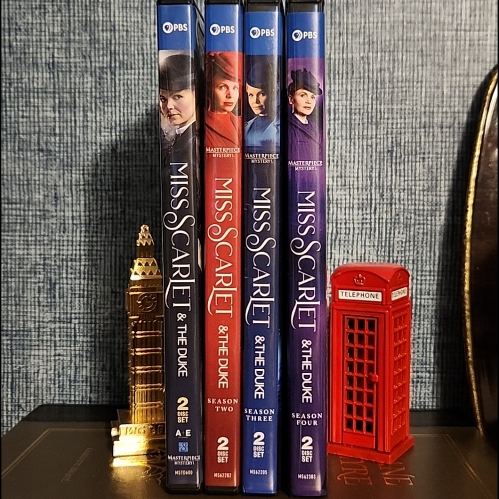 Miss Scarlet and the Duke 4 Seasons dvds
